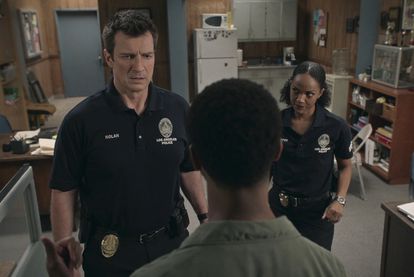 THE ROOKIE - ÒIn JusticeÓ Ð Officer John Nolan and Officer Nyla Harper are assigned to a community policing center to help rebuild their stationÕs reputation in the community. Nolan is determined to make a positive impact but Nyla has her doubts on ÒThe Rookie,Ó SUNDAY, JAN. 10 (10:00-11:00 p.m. EST), on ABC. (ABC)
NATHAN FILLION, MEKIA COX