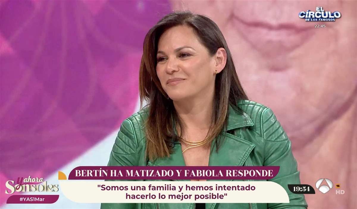 Fabiola Martínez ha vuelto a sentarse en un plató y ha dado detalles de sus últimos mensajes con Bertín Osborne