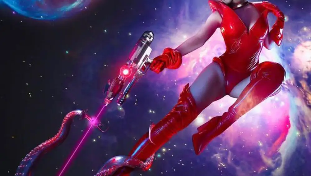 Kylie Jenner disfrazada de guerrera del espacio 